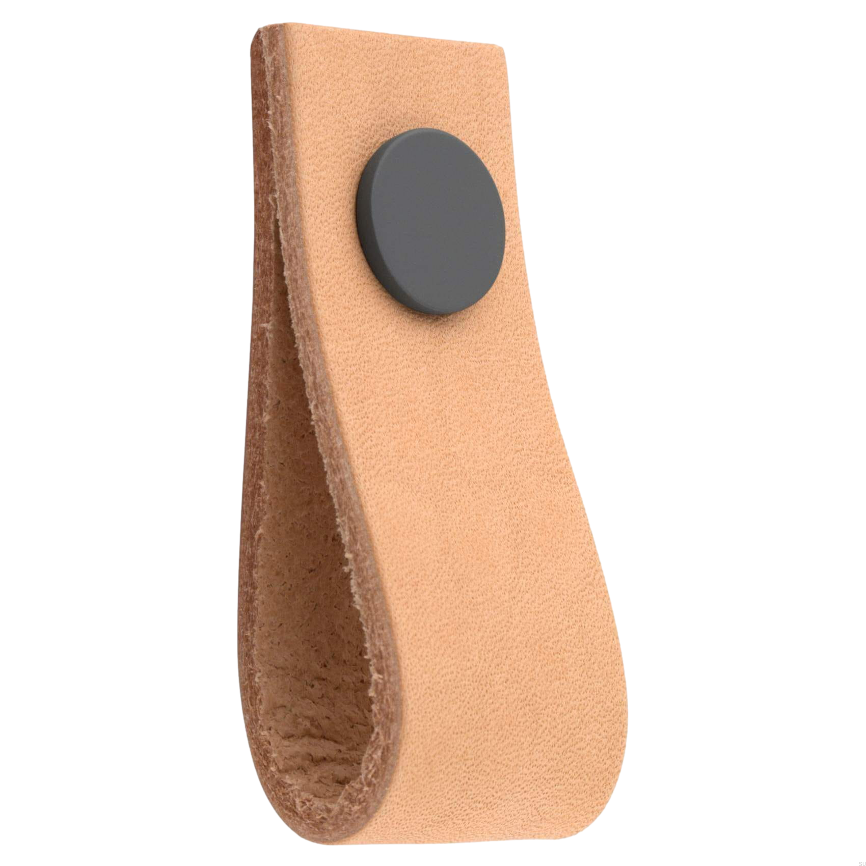 11552402SP--Gałka-meblowa-Loop-Ari-Skórzana-Jasna-Brązowa-z-Czarnym-Theofils-Skandynawskie-Uchwyty_2