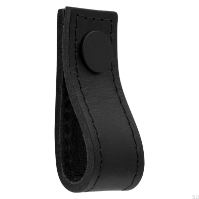 Петля Avio Кожаная мебельная ручка Черный с черным