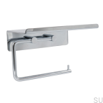 60607-41 Uchwyt na papier toaletowy z półką Base Chrom Polerowany