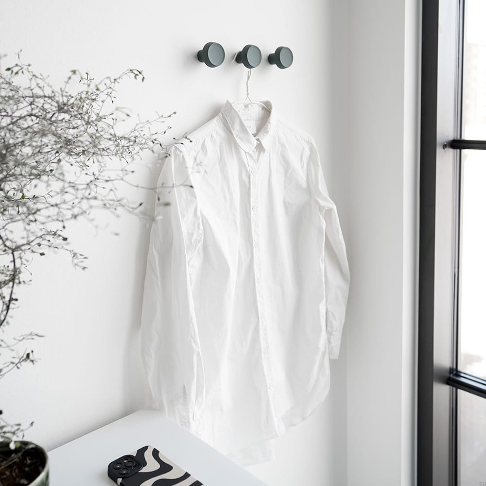 590061-21--Wieszak ścienny Caligola Metalowy Zielony