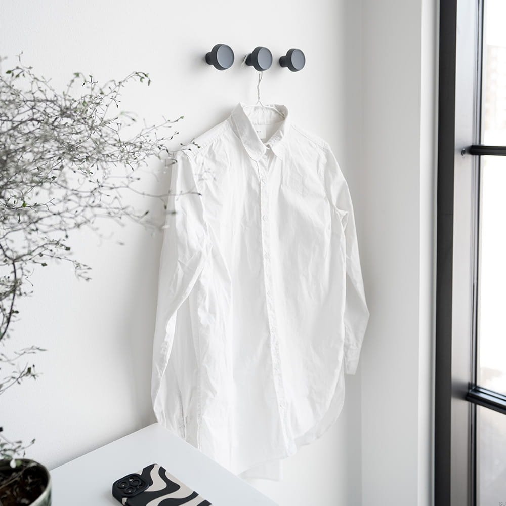 590064-21--Wieszak ścienny Caligola Metalowy Szary