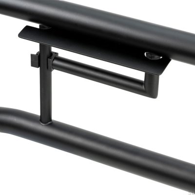 Держатель туалетной бумаги на штангу для унитаза 40134 Matte Black Steel