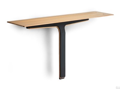 Полка для ванной со скребком для стекла и душевых кабин 7013 Медь PVD-покрытие