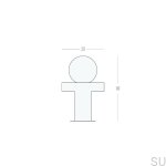 U.21.2.W--Gałka-meblowa-z-podkładką-czarną-Pola-Mosiężna-Biała-Open&Hide-Skandynawskie-Uchwyty_2