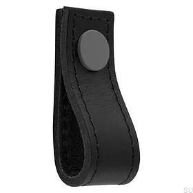 Петля Avio Кожаная мебельная ручка Черно-серая