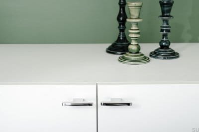 Мебельная ручка Flat Line 12, полированная нержавеющая сталь