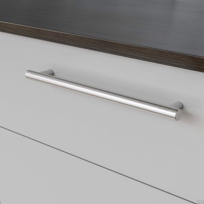 Ручка мебельная продольная Varberg 256, матовое серебро