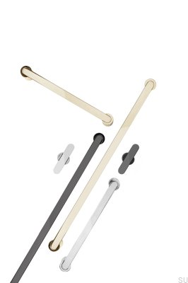 Ручка для мебели T-Bar Fusion Black Titanium 