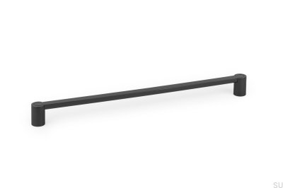 Ручка для мебели Fusion 320 Black Titanium удлиненная 