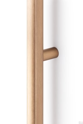 Moon Big 1056 Матовая золотая кава удлиненная мебельная ручка