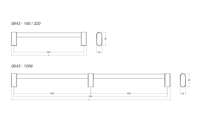 0643160L24--Uchwyt-Meblowy-Podłużny-Linkk-160-Aluminiowy-Srebrny-Szczotkowany-Viefe-Skandynawskie-Uchwyty_3