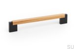 0658160NM2716--Uchwyt-Meblowy-Podłużny-Duo-Mini-160-Drewniany-Dębowy-z-Czarnym-Aluminium-Viefe-Skandynawskie-Uchwyty_1