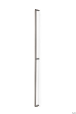 Ручка мебельная продолговатая Riss Big 960 Серый Алюминий