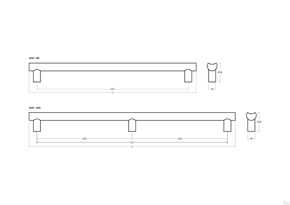 0662384L618--Uchwyt-meblowy-podłużny-jednostronne-Moon-384-Złoty-Szczotkowany-Cava-Viefe-Skandynawskie-Uchwyty_5