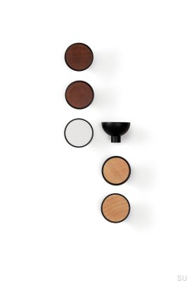 Настенная вешалка Bol Black с деревом Сапели