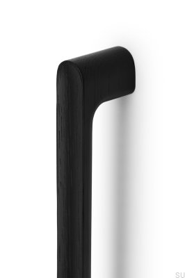 Ручка мебельная двухсторонняя Luv Wood 992 Wooden Black Matt