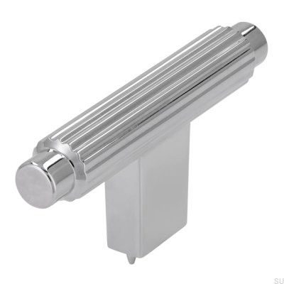 Ручка мебельная T-Bar 2594, полированный хром