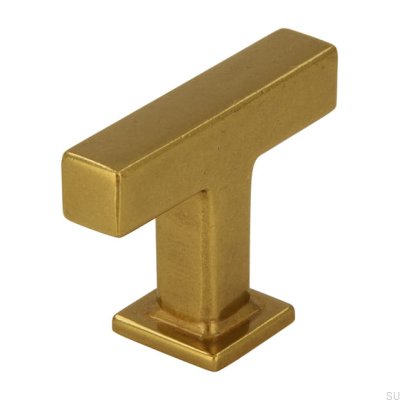 Мебельная ручка T-Bar 2520 Antique Gold