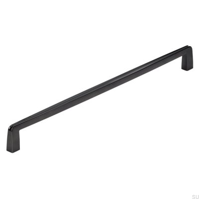 Ручка мебельная продолговатая 2570 320 Черный Полированный