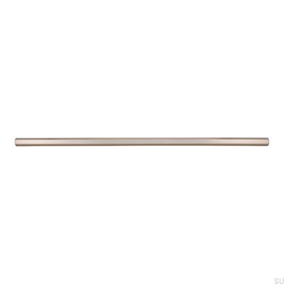 Продолговатая мебельная ручка 2571 320 Матовое серебро