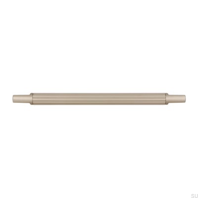 Ручка мебельная продолговатая 2591 160 Матовое серебро