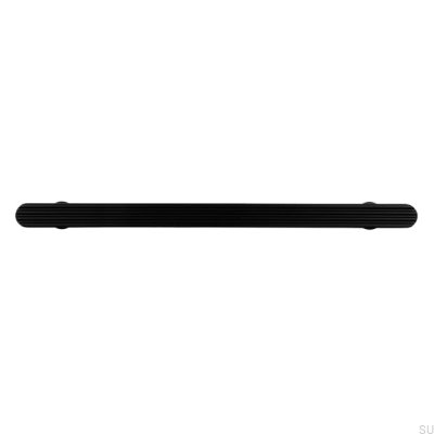 Ручка мебельная продолговатая 2587 160 Черный Матовый