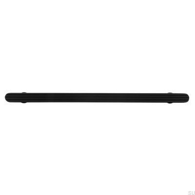 Ручка мебельная продолговатая 2587 192 Черный матовый