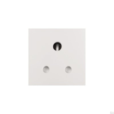 5 Amp UK Module English Euro Plate Plug Белый