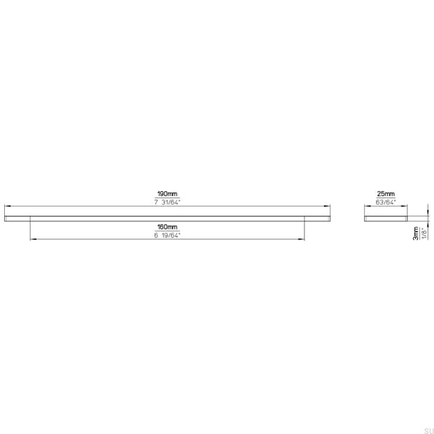 2589-190PB12--Podkładka-pod-uchwyt-2589-Czarna-Matowa-Siro-Skandynawskie-Uchwyty_3