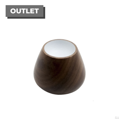 Ручка мебельная Flower Bud-34 Деревянный, орех, белый