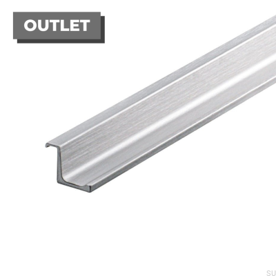 Ручка мебельная 596 Silver Steel