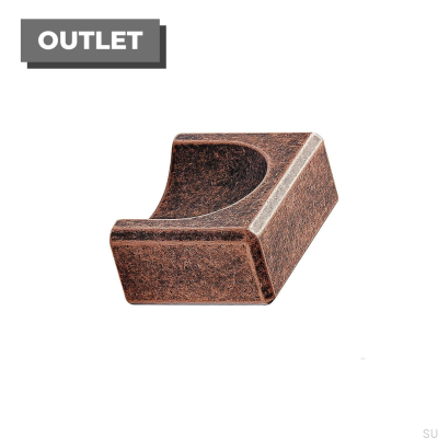 Ручка мебельная удлиненная Fold 32 Antique Copper