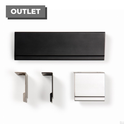 Мебельная ручка Strat 32 Edge, анодированный алюминий