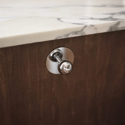 Шайба-ручка Marbelo 60, хромированная латунь