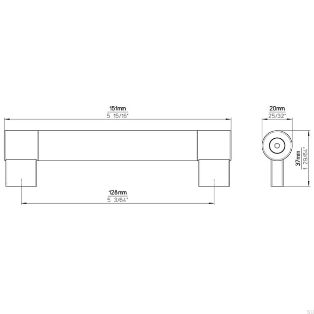 H170-150LS7ZN21--Uchwyt-meblowy-podłużny-H170-128-Metalowy-z-Brązową-Skórą-Siro-Skandynawskie-Uchwyty_5