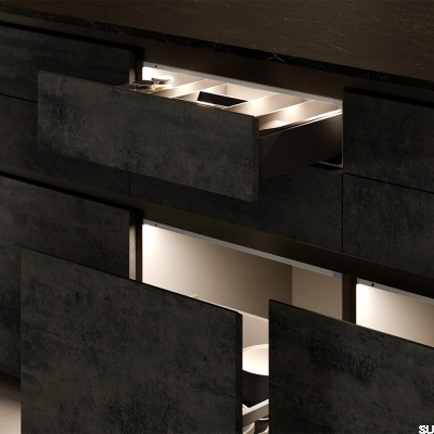 Baski 600 24V/7.2W 3000K Серебристый светодиодный светильник