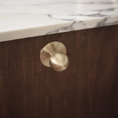 Подушечка ручки Marbelo 60, матовая латунь