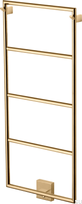 Радиатор для ванной комнаты TW800-400 Сталь Золото Полированное PVD