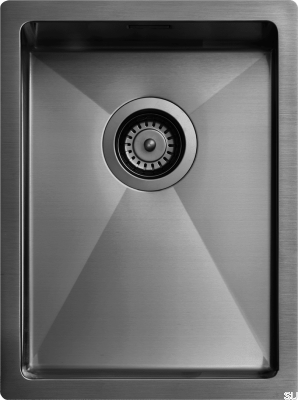 Кухонная мойка 3040 Сталь Черный Хром PVD