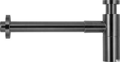 Сифон для умывальника XACC167 Латунь Черный Матовый Хром