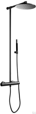 TVM300 Душевой набор из латуни, черный хром