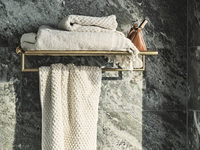Вешалка для полотенец TA814 Хромированная латунь