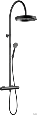 ARM7300-150 Душевой набор из латуни, черный матовый хром