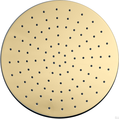 Круглая насадка для тропического душа 300 ZSOF079 Латунь Мед Золото