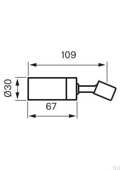 Настенный держатель для душевой лейки XSUP020, хромированная латунь