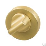 Zamek R 27 Szczotkowany mosiądz zdjęcie