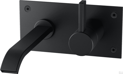 Смеситель для умывальника ARM006 Matte Black Brass