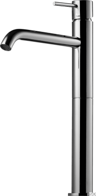 EVM082 смеситель для умывальника, хромированная латунь