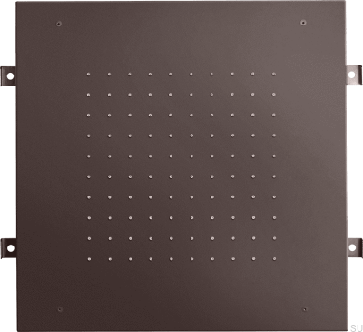 Душевая лейка, прямоугольный тропический душ 400 ZSOF094, Коричневая латунь