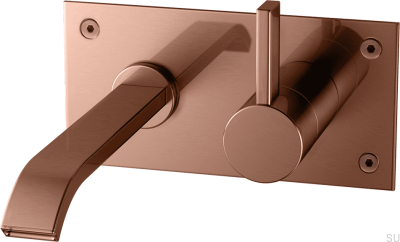 ARM006 смеситель для умывальника, матовая медь, неокрашенный